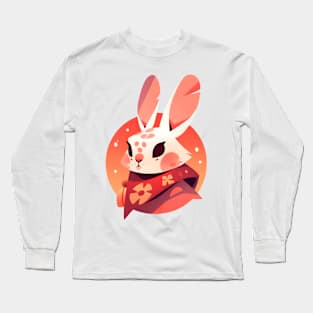 The Charming Rabbit Portrait Long Sleeve T-Shirt